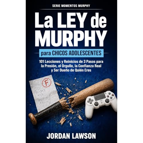 La Ley de Murphy para Chicos Adolescentes Audiolibro Por Jordan Lawson arte de portada