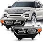 AKKON - Fit 2020 2021 2022 Ford Explorer XLT/Limited non-Adaptive Full LED w/DRL Headlight OE Style One Set