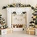 Wooden Large Snowflake Ornaments Sign Christmas Decorations 3Pack, Wood Hollow White Snowflakes Crafts Winter Hanging Plaques Decorations 3 Size of Cutouts New Year Wall Bedroom Living Room Decoration