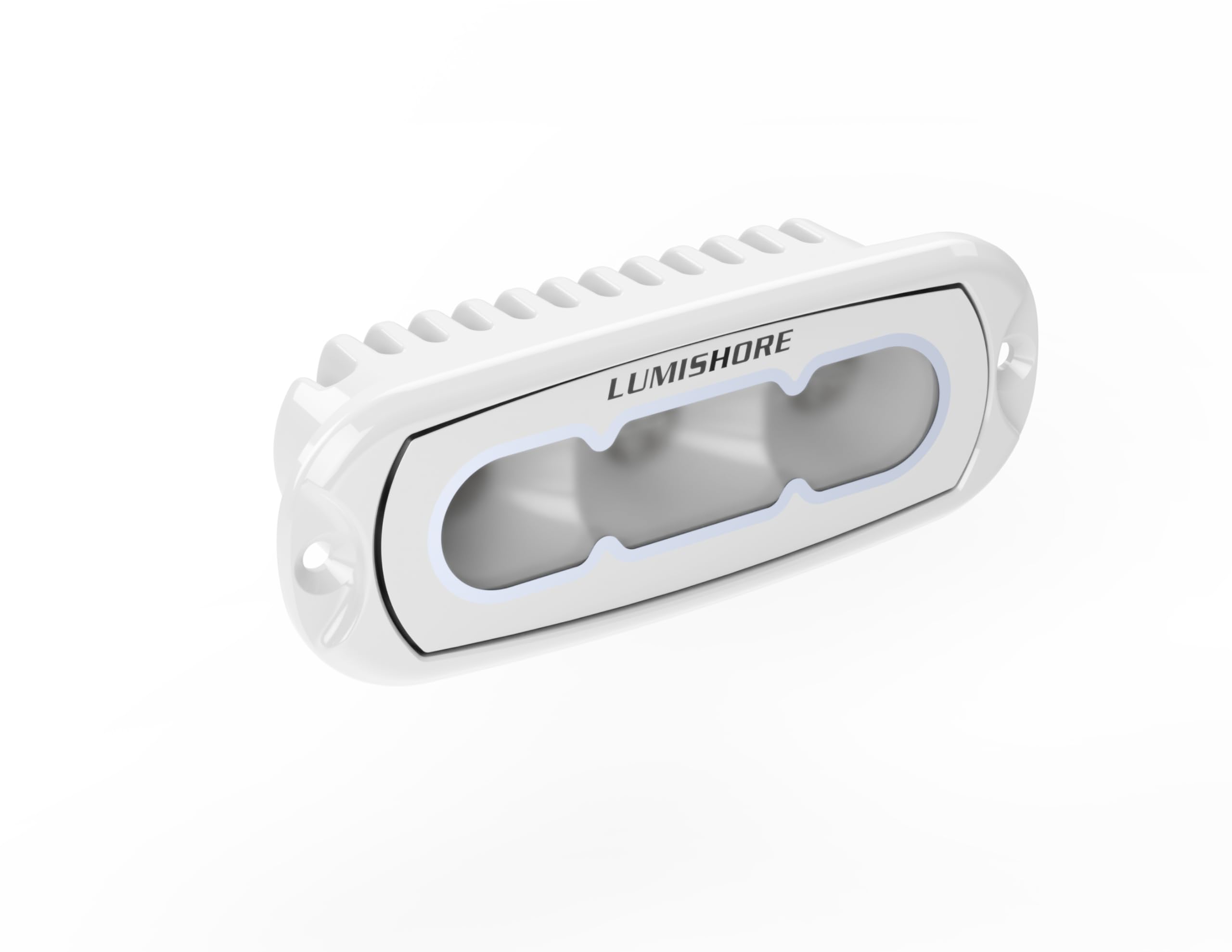 Lumishore Eclipse 4 Inch Floodlight, White Spreader Light (Flush Mount), 60-0519