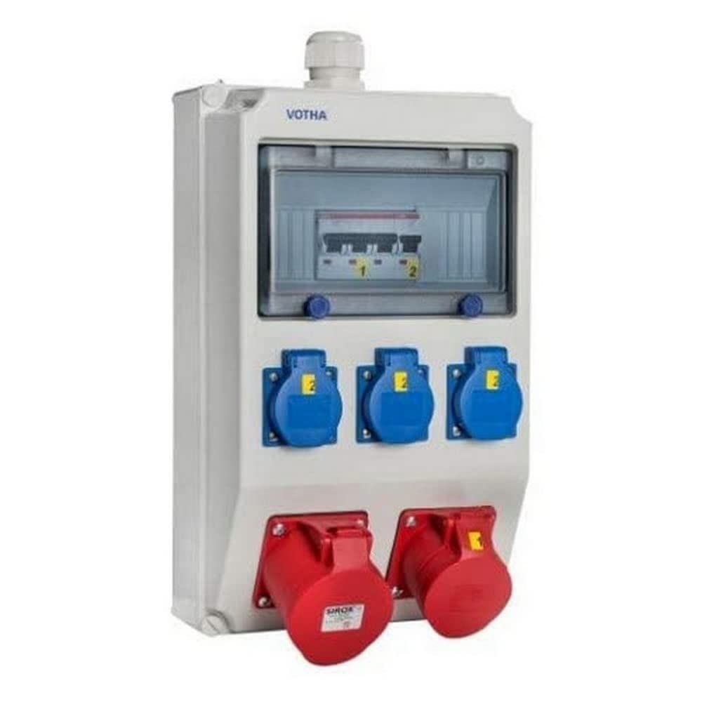 Boîtier Wolfsburg distributeur mural câblé CEE 400V
