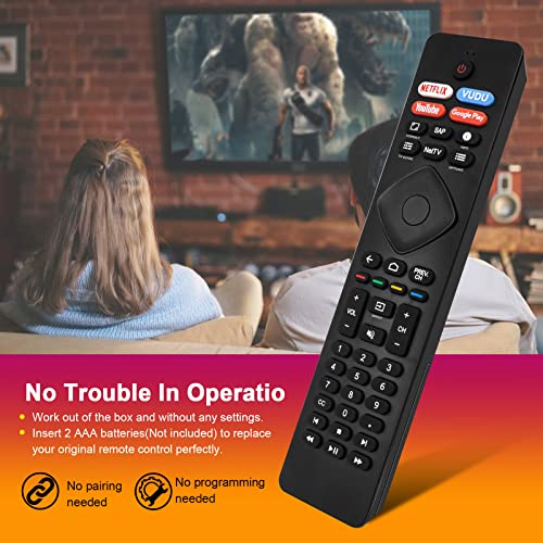 New Rf402A-V14 Ir Replacement Remote Control For Philips Android Tv 43Pfl5604/F7 43Pfl5704/F7 50Pfl5604/F7 50Pfl5704/F7 55Pfl5604/F7 55Pfl5704/F7 65Pfl5604/F7 65Pfl5704/F7 75Pfl5704/F7(No Voice) #TOP4