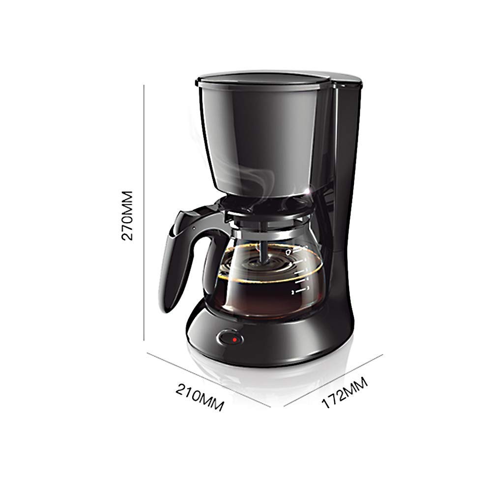 SOVORM Macchina per caffè Macchine per ufficio Macchina per caffè automatica per uso domestico Macchina per caffè elettrica Mini macchina per caffè americano-rosso (rosso) The New