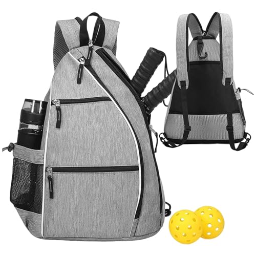 Mochila de, Mochila para Guardar Raquetas, Bolsa de con Bandolera Ajustable, Bolsa Reversible para Raquetas de Tenis de para Hombres, Mujeres, Niños y Niñas
