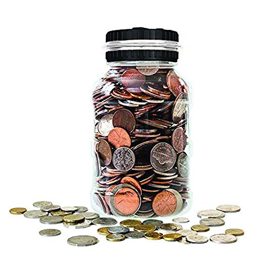 Digital Counting Money Jar, Winnsty Piggy Bank, Digital Coin Counter With Lcd Display Large Capacity Money Saving Box For Kids Adults As Gift On Christmas,Birthday (Silver) #TOP3