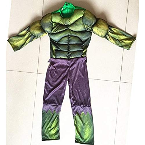Image of Fancydresswale Green Superhero Costume + Plastic Mask