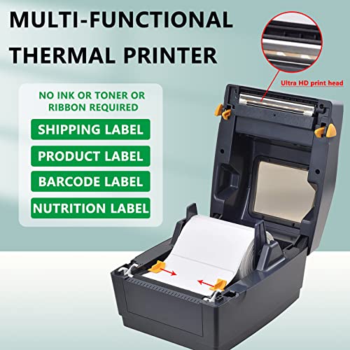LENVII Thermal Label Printer,4x6 Shipping Label Printer,Small Busines Direct Thermal Printer,Desktop Barcode Printer for with Amazon,FK, Shopify,... - Image 4