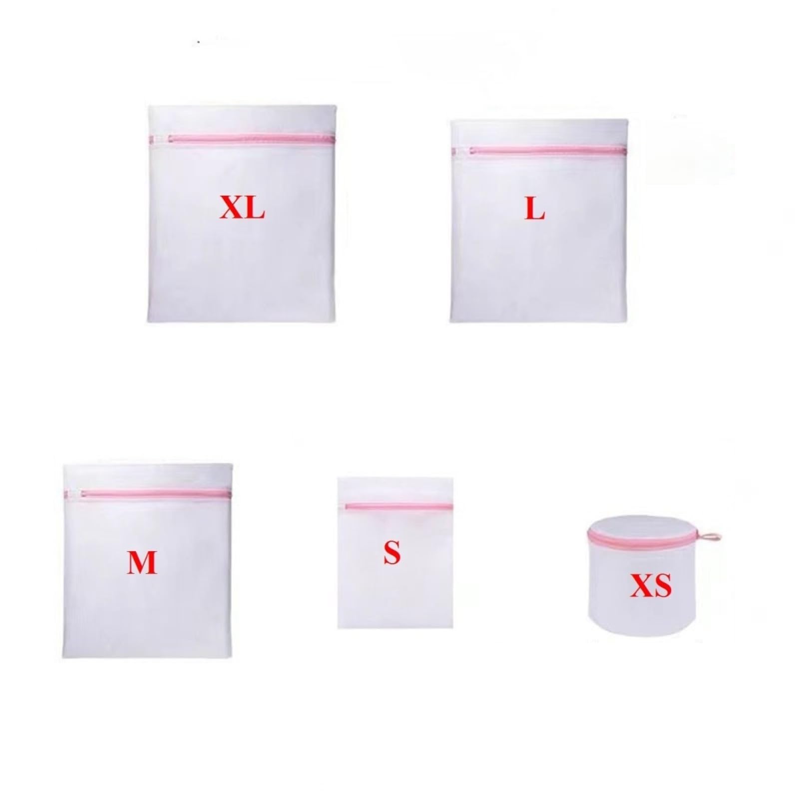 Bolsa Lavadora Bolsa de lavandería, cuidado la ropa, lavadoras, cesta sucia, zapatos viaje reutilizables, bolsas malla, organizador for sujetador mujer(Set2,5PCS)