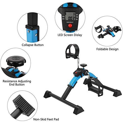 Ejercitador eléctrico plegable para piernas y brazos miniatura 5