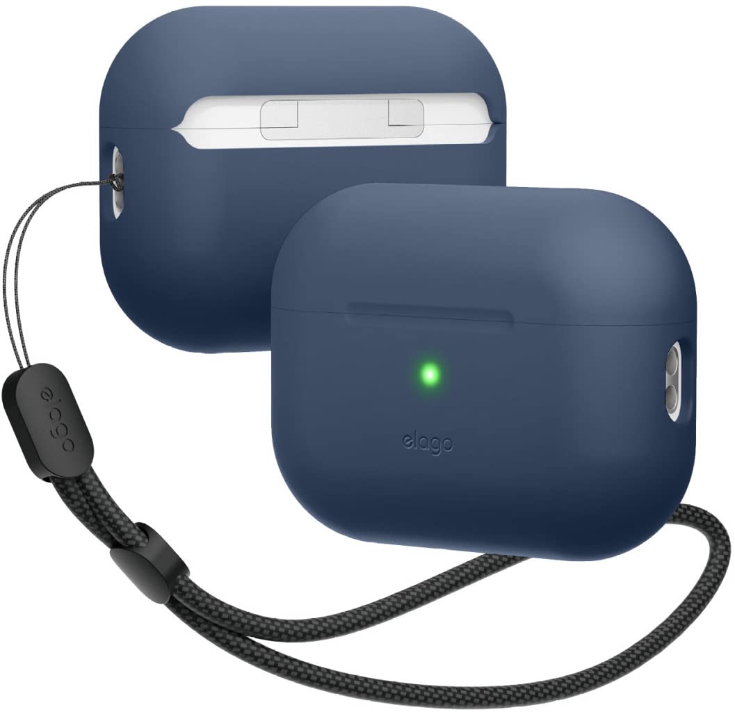 elagoOriginal Silicone case designed for AirPods Pro 2 / 2nd Generation cover with Lanyard - Jean Indigo