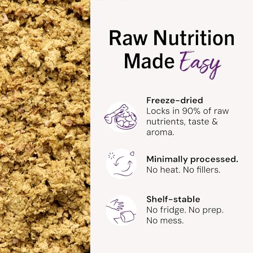 Stella & Chewy's Freeze-Dried Raw Cat Dinner Morsels - Premium Turkey Recipe with 98% Farm-Raised Meat & Organs - Natural Grain-Free Cat & Kitten Food - Made in USA - 8 oz
