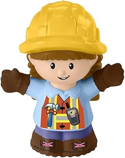 Replacement Part for Little People Load Up and Learn Construction Site - GWD30 ~ Replacement Figure ~ Female with Braids