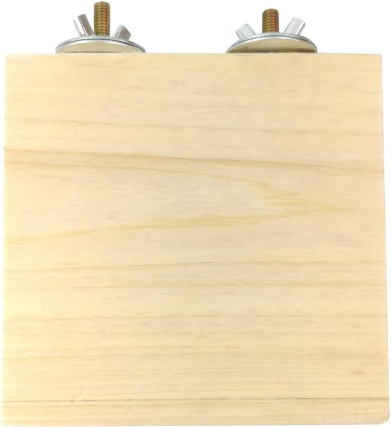 POPETPOP Wooden Platform for Hamster Cage,Chinchilla Wood Platform Springboard-Gerbil, Rat, Chinchilla, Bird Cage Platform 2 Pack