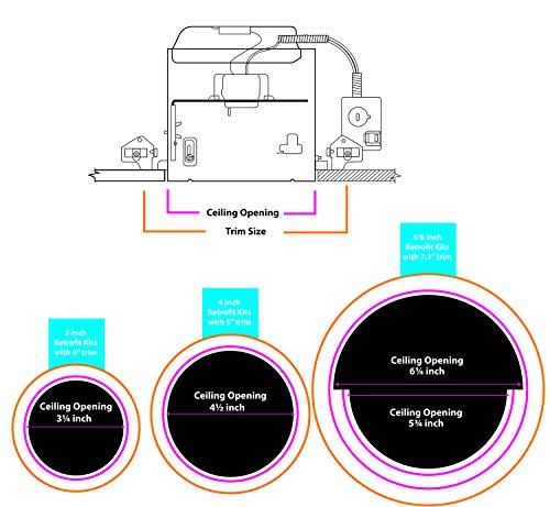 Feit Electric LEDR56SCP/6WYCA 5-6 Inch Adjustable Scoop Recessed Led Downlight thumb #7