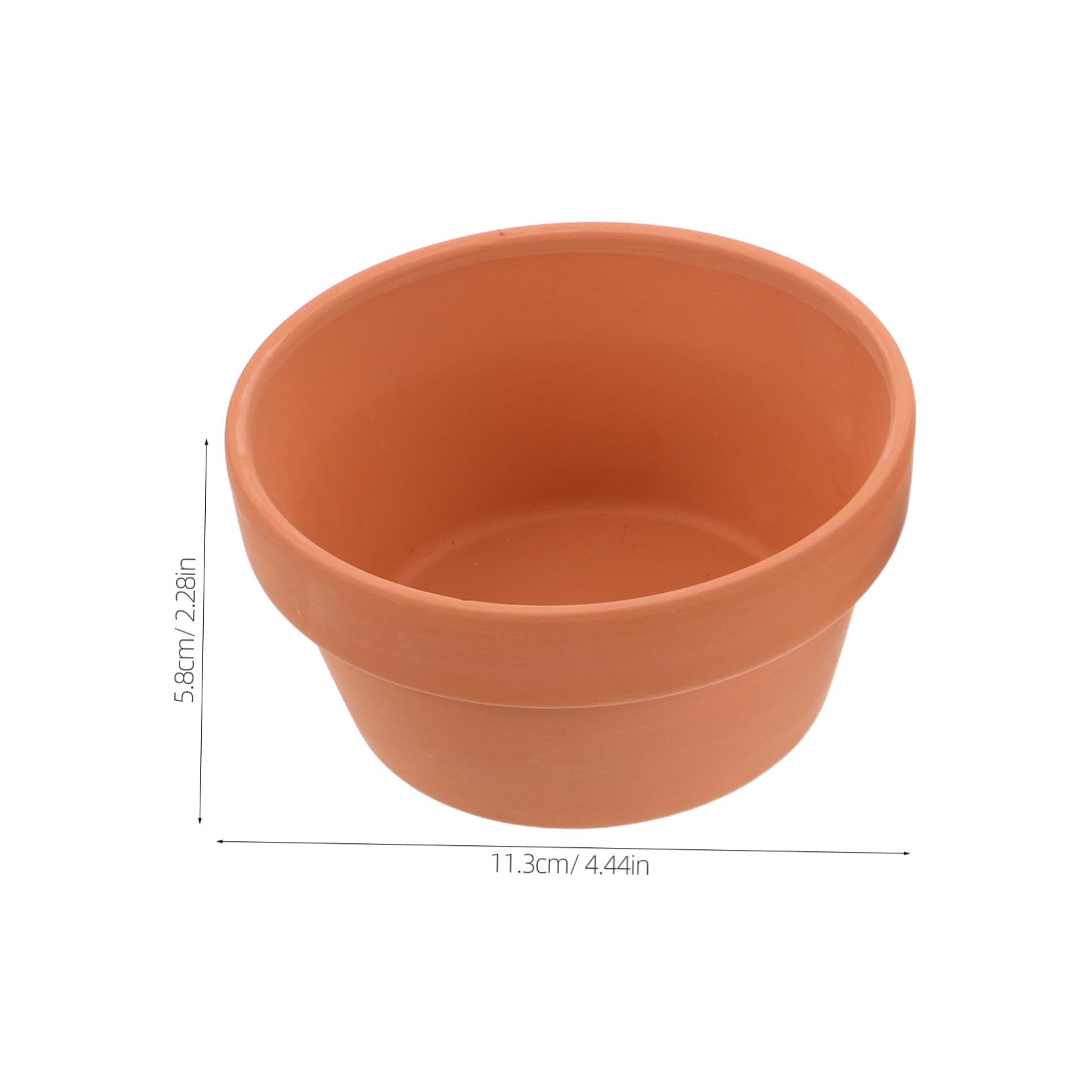 Lot de 6 Mini Pots en Terre Cuite Rouge 11x6 Cm Jardinières de Rebord de Fenêtre pour Succulentes Pots de Fleurs en Argile Absorbante Drainage Naturel D’intérieur Compact