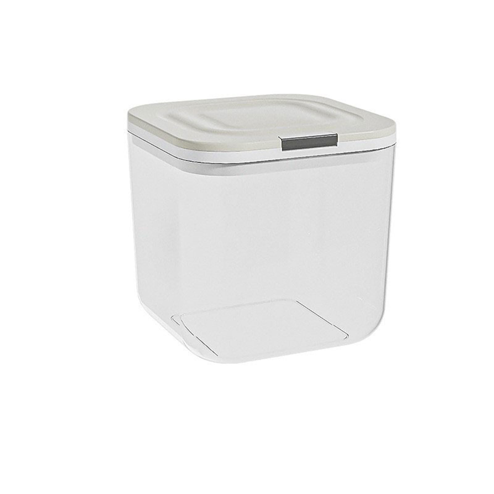 Kitchen Storage Container with Clear Body and Lid, Household Organiser Box for Cabinets, Laundry and Home Supplies Clear Storage Bin Lidded Organizer Cabinet Box Laundry Tablet Holder Detergent Supply