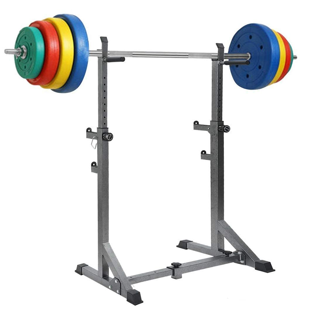 ERoomQ Multifunctional Dumbbell Bench Folding Adjustable Squat Rack Multi-Function Barbell Rack Dip Stand Barbell Stand Weight Lifting Rack Home Gym Fitness Weight Lifting Bench Press Dip
