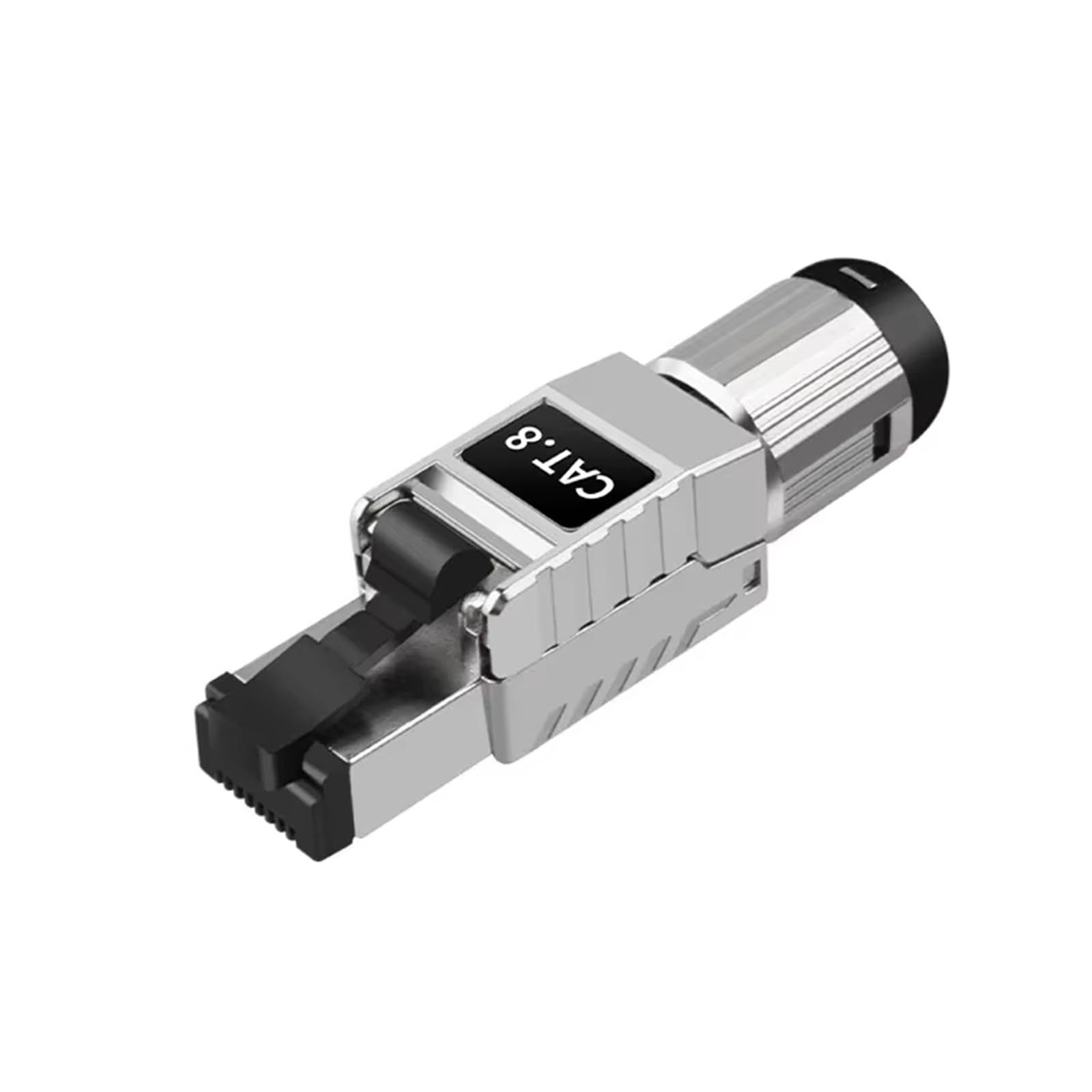 CAT8-Netzwerkstecker aus Metall für 10-Gigabit, 10pcs / set, 10pcs/set
