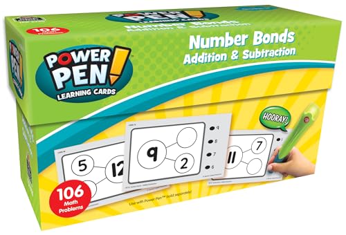 Teacher Created Resources Power Pen Learning Cards: Number Bonds - Addition & Subtraction Grades 1+ (TCR6720)