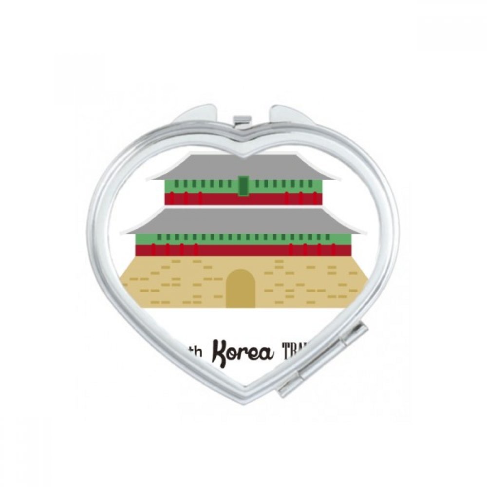 Miroir de poche Corée du Sud portable et mignon pour maquillage voyage multicolore