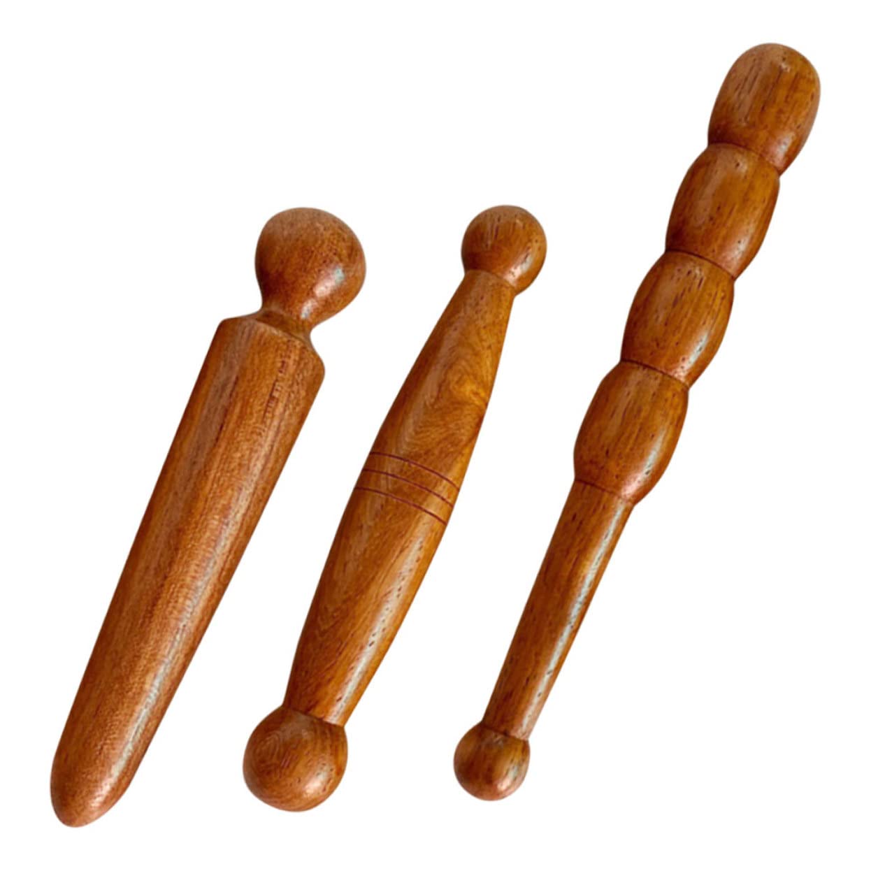 LALAFINA 15 Stk Fußmassagegerät Akupressur-massage Holztherapiestab Thailändischer Massagestab Massagerollenstab Massagebrett Aus Akupressur-stift Werkzeug Gesicht China Duftendes