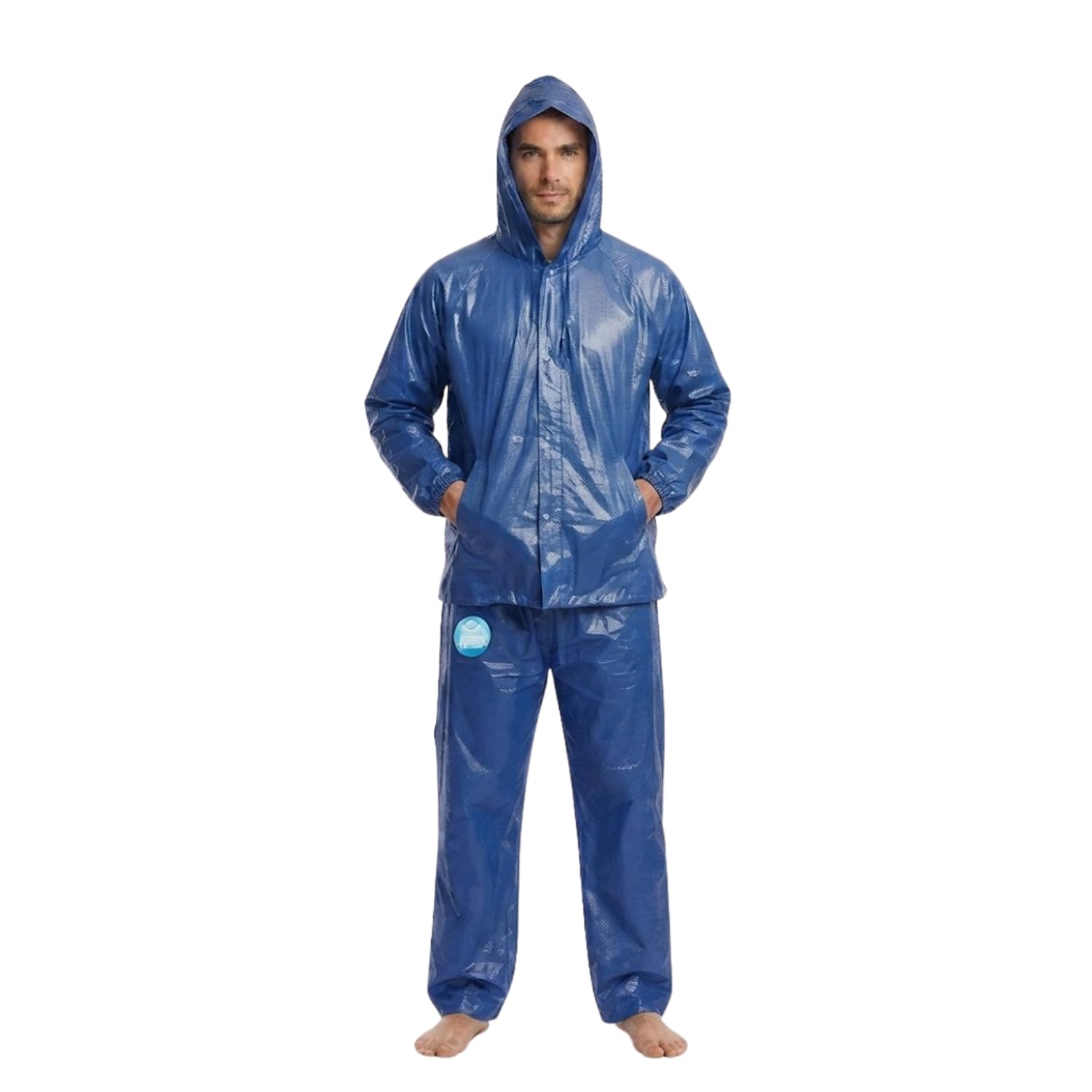 drumstone Unisex Full Sleeve Raincoat with Hood, Waterproof Lightweight Rain Wear for Men, Women, Boys & Girls, Ideal for Trekking, Travel, Camping & Hiking-picture-26