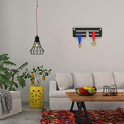DECDEAL Cabide de exibição de medalha personalizado Victory Wall Hanger Expositor de medalha motivac