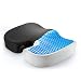 Produktbild EPMIC Othopädisches Gel-Sitzkissen, mit Innovativer Gel-Beschichtung und Anti-Rutsch Abdeckung, ergonomisches Schaummemory Stoff Sitzkissen für Auto, Zuhause, Büro, Rollstuhl sowie Reisen, Schwarz