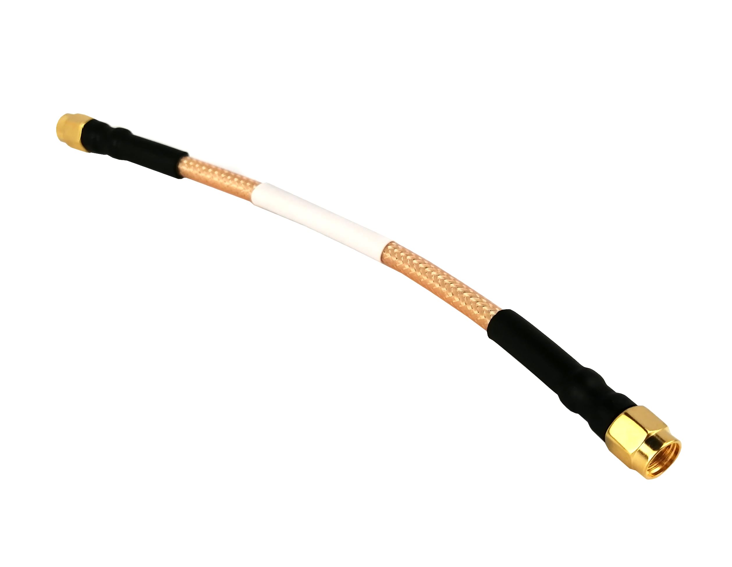 Câble d'extension RG142 – Pigtail coaxial à faible perte for amplificateurs de signal cellulaire, répéteurs WiFi et plus – 50 Ohm, 1 pièce(1ft)