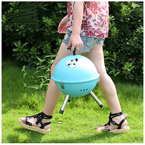 YXYLD Barbacoas De CarbóN,con Mango Aislado En Forma De T InduccióN para 3-5 Personas Seguro Y Resistente para Acampar/Picnic/Fiestas En El JardíN Y Viajes