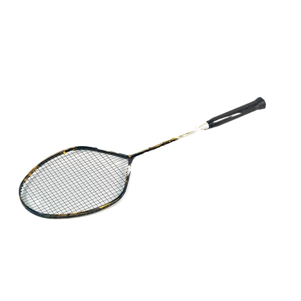 Badminton Set Raqueta de bádminton en Forma V Fibra Carbono con Superficie Raqueta agrandada y Mayor tolerancia. Incluye Bolsa Accesorios