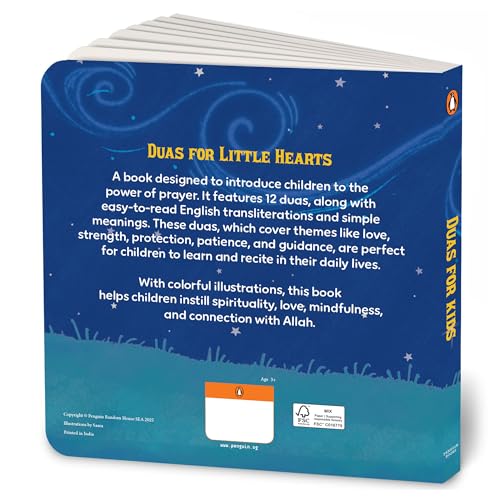 Image of Duas for Kids: Introduction to Arabic Duas with English Translations I Book for 3+ I Spiritual Learning [Penguin Early Learning Series]