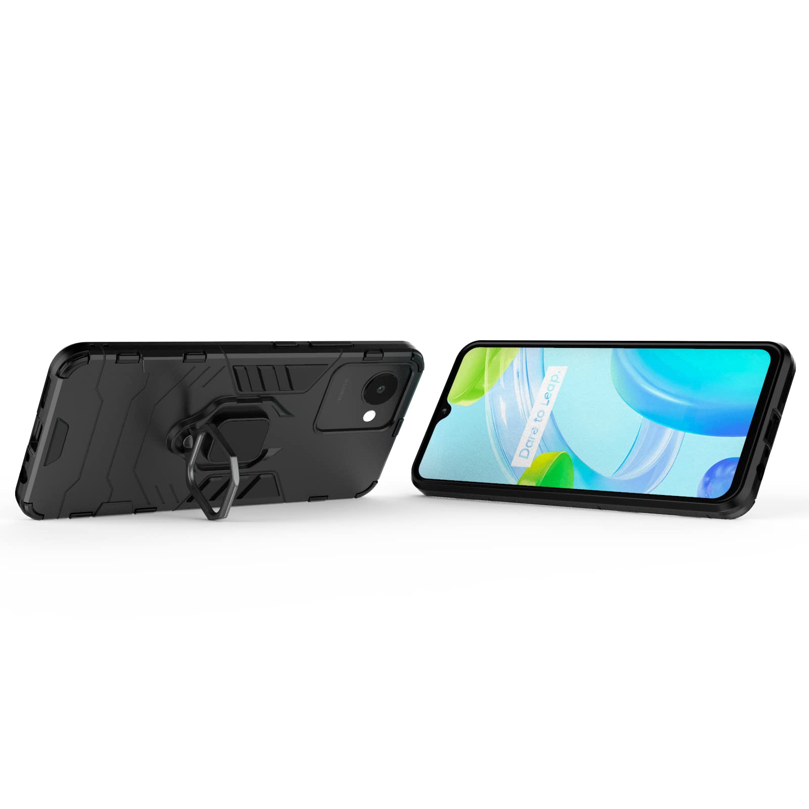 Cover per Realme C30 4G, Custodia Portafoglio Pelle Sintetica con TPU