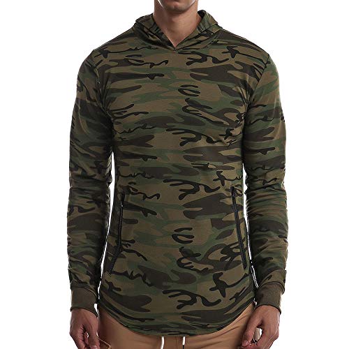 EVERWORTH Men's Gym Workout Long Sleeve Hoodies Training Pullover Casual Hooded Sweatshirt2