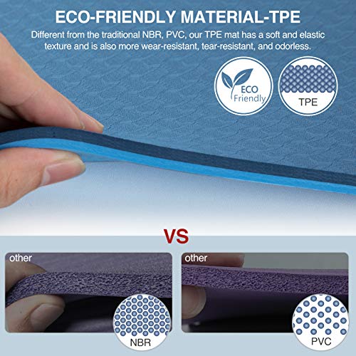 Non Slip Yoga Mat for Beginner and All Level, Eco