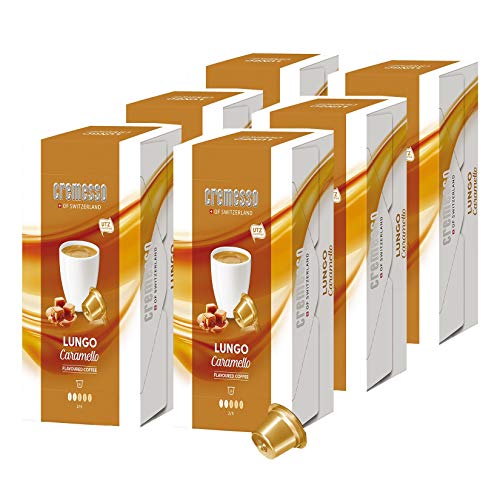 Cremesso Lungo Caramello, 96 Cápsulas (6x 16 Cápsulas)