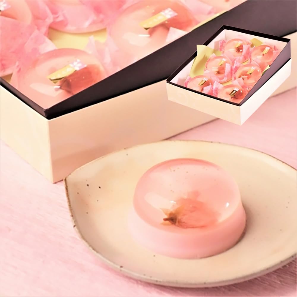 Amazon.co.jp: 桜プリン×6個入 桜 スイーツ 老舗銘菓 ギフト 洋菓子