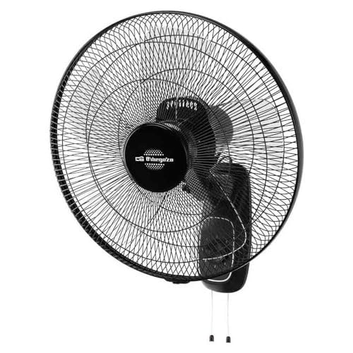 Orbegozo WF 0147 - Ventilador de pared. Potencia: 60W. 5 aspas. Diametro 45 cm. 3 velocidades de ventilación. Función oscilante. Silencioso.