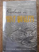 Pearlman on print quality ([A Fountain photobook]) B0007J9TG0 Book Cover