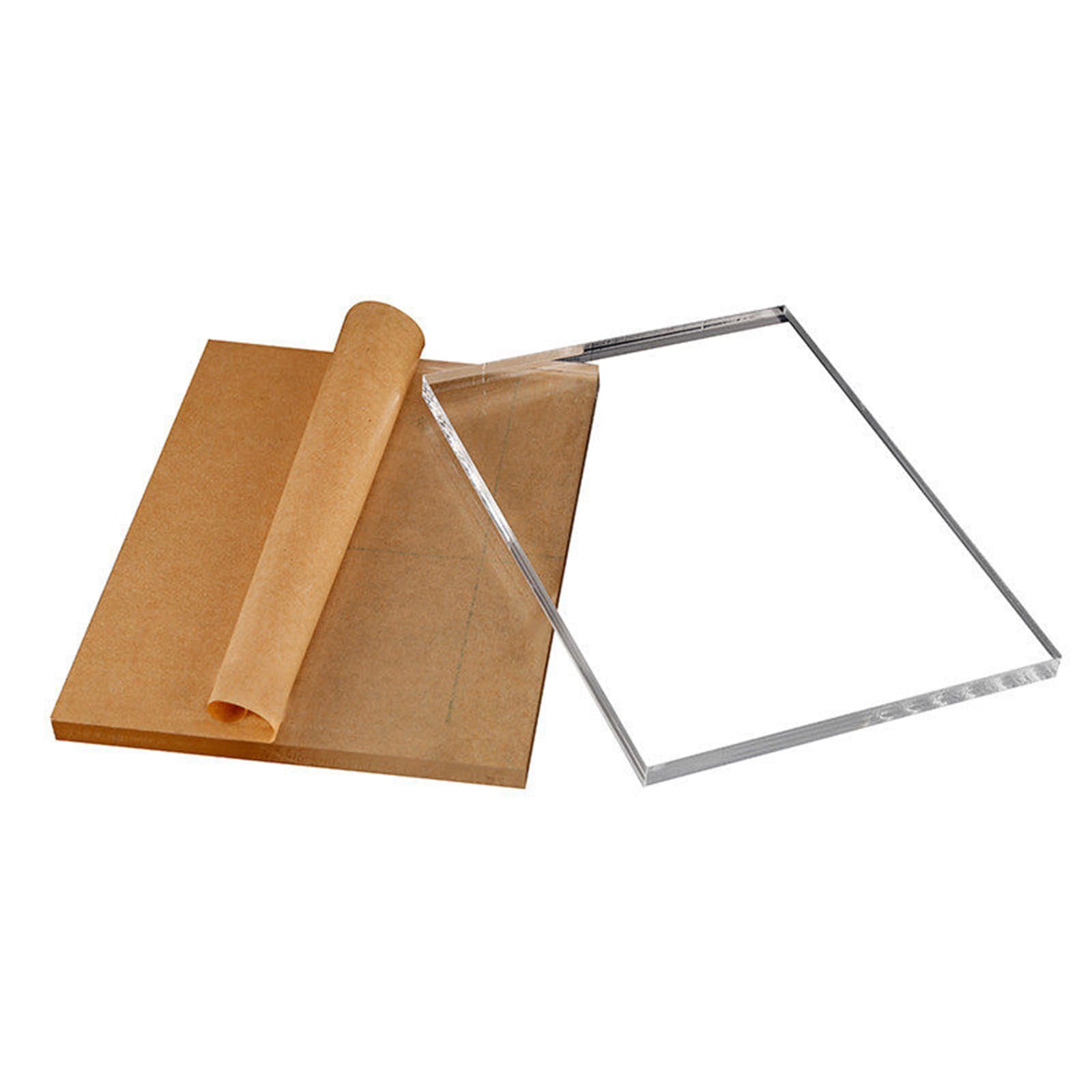 WOFDALY Clear Acrylic Sheet 5mm Plastic Panel for Business Display Menu Board Artwork Cover Picture Frame Craft Making Engraving and Custom DIY Projects