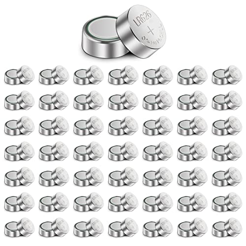 100 Pilas de botón de Larga duración AG4/ LR66/ 177/377/ LR626 0% Mercurio Cover