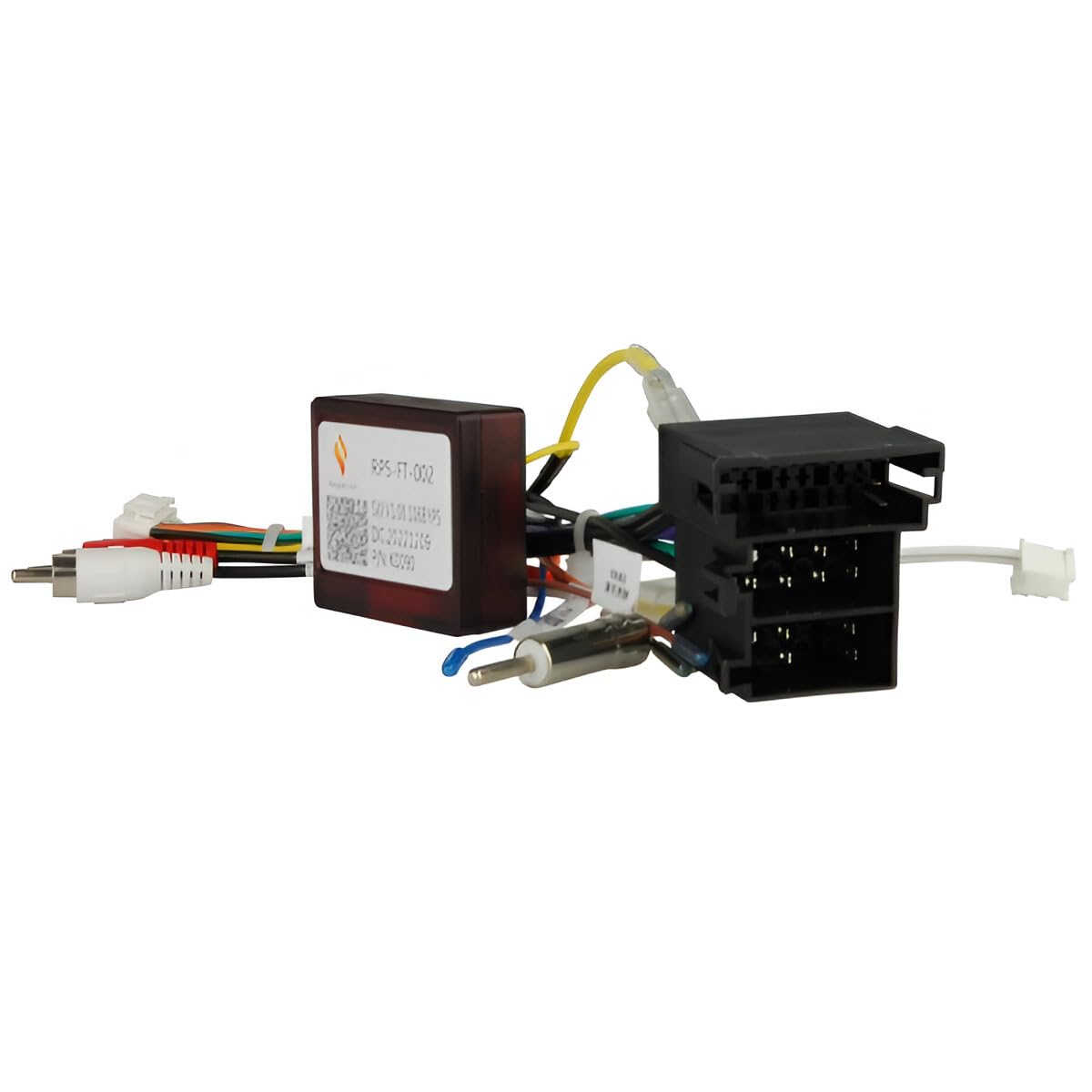 Adattatore CAN Bus per controllo remoto del volante compatibile con Fiat 500, Fiorino, Punto, Doblo, Ducato, Qubo, Citroen Nemo, Combo, Peugeot Bipper con adattatore di antenna