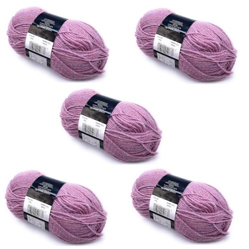 Bolas de lana Cygnet 100 g pack de 5 color jaspeado hilo tejer crochet 2