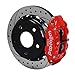 WILWOOD 140-13665-DR FNSL4R Rear P-Brk Kit,12.88", Drilled, Red Big Ford New 2.38" Off, Bronco 5 x 5.50