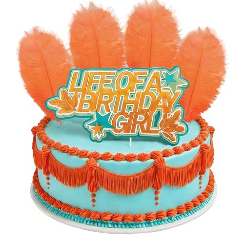 The Life of A Birthday Girl Cake Topper Glitter Birthday Showgirl Cake Topper Showgirls Cake Decor Life Show Party Decor