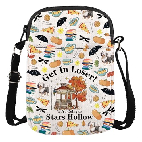 Gzrlyf Stars Hollow TV Show Crossbody Bag Gift For TV Show Lover TV Series Purse Bag