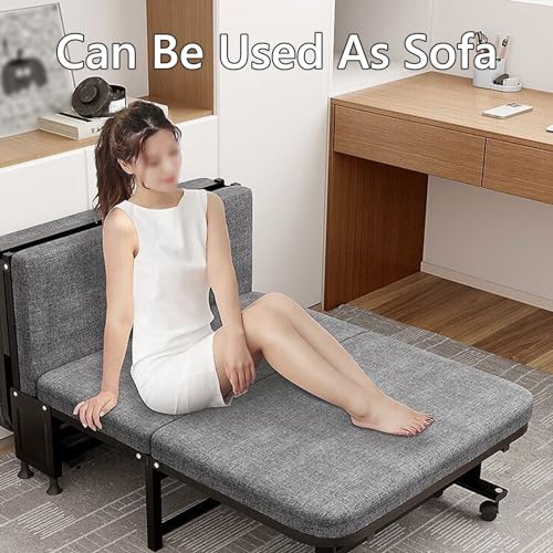 Lit simple pour chambre à coucher pliable et réglable pour optimiser vos petits espaces - 6