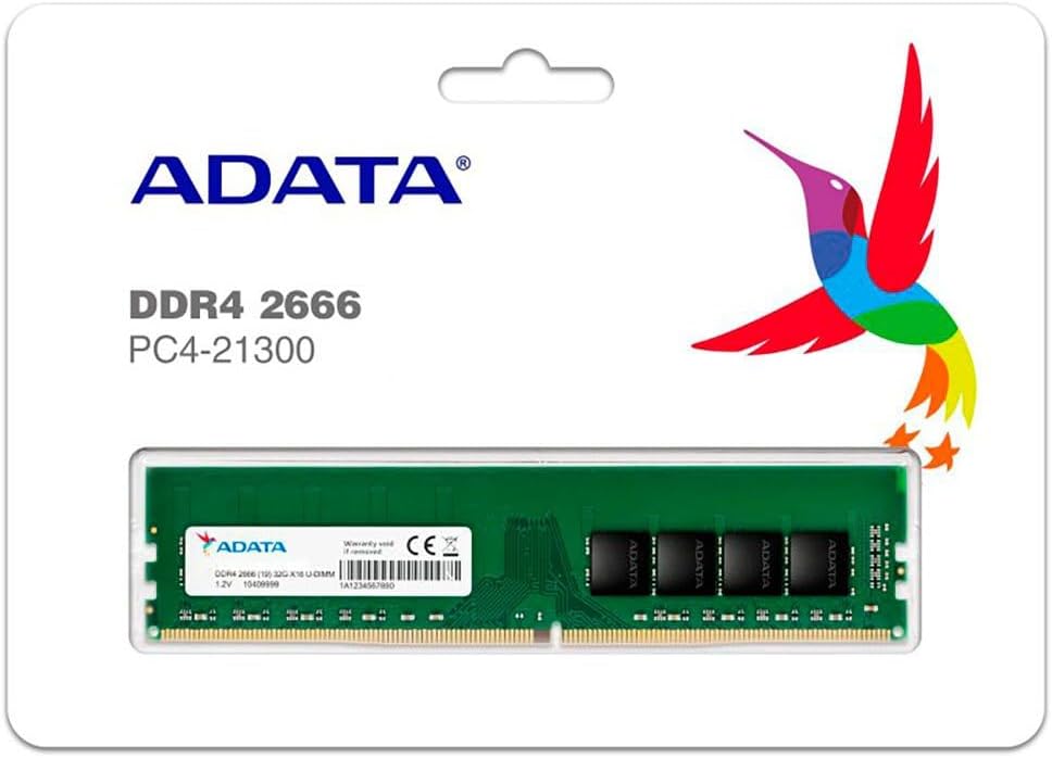 ADATA 4GB (1x4GB) Single Channel (DDR4 2666/19/1.2v) - AD4U26664G19-SGN