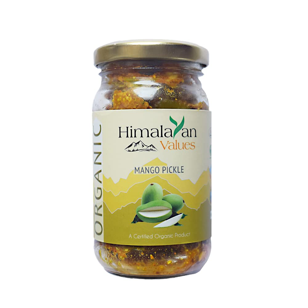 Himalayan Values | Certified Organic Mango Pickle - 200gm | Made in the Himalayas | Made by mountain women | Aam Ka Achar | Organic Aam Ka Achar | Homemade Mango Pickle | Homemade Aam Ka Achar (B09JKQ4KSP) Amazon Price History, Amazon Price Tracker