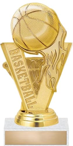 Crown Awards Volleyball Trophies - 5" Volleyball Fireball Trophy Award